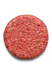 Single Raw Beef Burger