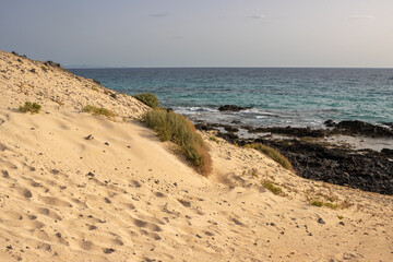 Desert and Atlantic ocean, Fuerteventura