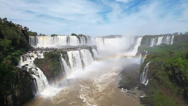 Cataratas del Iguaz&uacute; Maravilla del mundo vistas desde un Drone