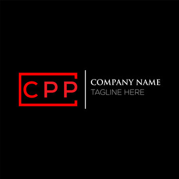 CPP letter logo design on black background. CPP creative initials letter logo concept. CPP letter design. CPP letter design on black background. CPP logo vector.
