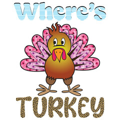 Turkey Craft Sublimation Designs