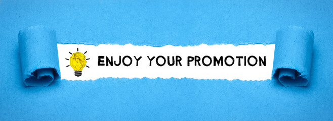 Enjoy Your Promotion	