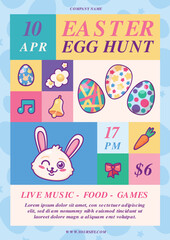 Happy Easter Event Printing Template Poster
