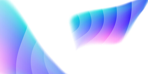 Colorful fluid gradient background with glass morphism blurred abstract geometric shapes. Vector template futuristic trendy design Banner, 3d Poster, minimalism neon cover, glass blur flyer. Vector