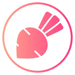beetroot gradient icon
