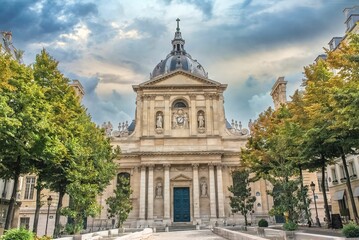 Fototapeta na wymiar Paris, the Sorbonne university