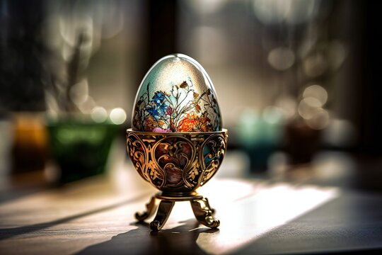 Easter luxurious Faberge egg, 