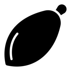 papaya glyph icon