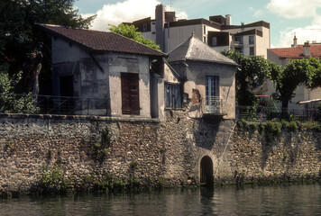 Fototapeta na wymiar Seine, Corbeil, 91 Essonne, France