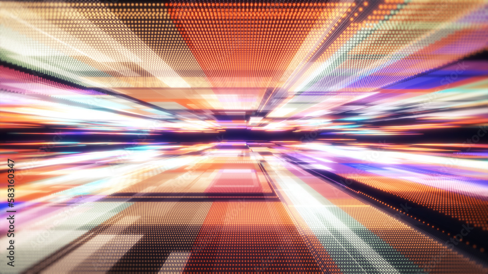 Poster abstract technology background. data flow, big data, technology background concept. abstract big dat