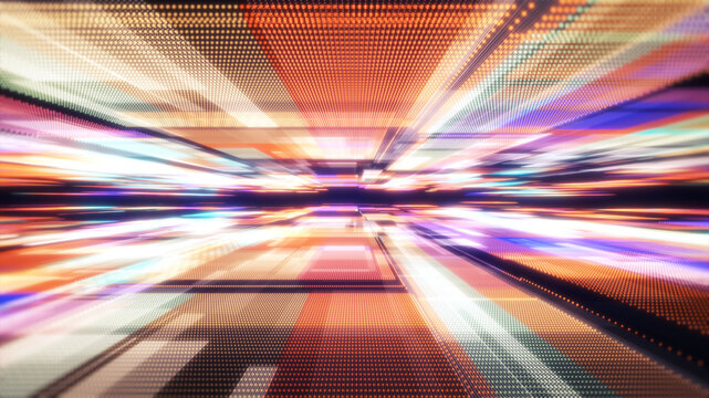 Abstract technology background. Data flow, big data, technology background concept. Abstract big data analytic artificial intelligent simulation, Digital background.