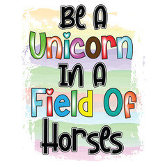 Unicorn Craft Sublimation Design