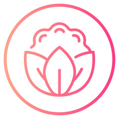 cauliflower gradient icon