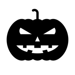 Halloween party pumpkin icon. Vector.