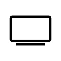 Simple standalone TV icon. Vector.