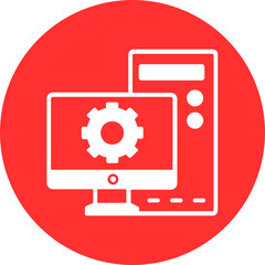 System settings Vector Icon

