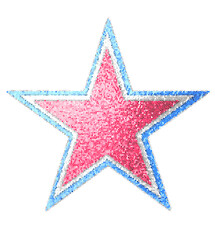 Abstract Patriotic Star Three