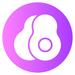 avocado gradient icon
