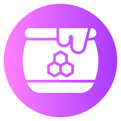 honey gradient icon