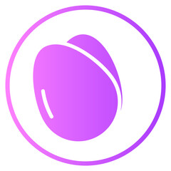 egg gradient icon
