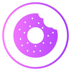 donut gradient icon