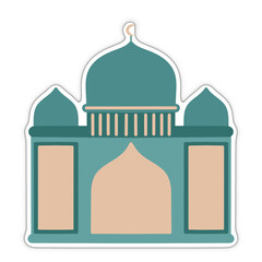 taj mahal vector illustration
