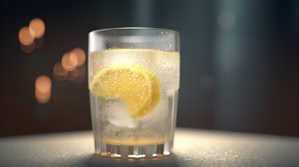 glass of lemonade on the table