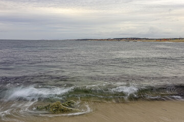 Summer seascape at dusk