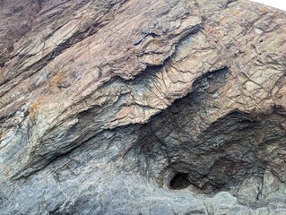 cliffs and rocks at the Tennessee Valley Cove, California