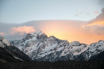 Windswep Mt Cook Sunrise