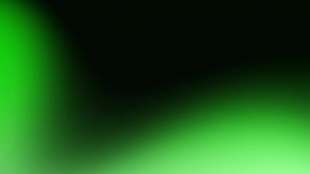 abstract glowing green gradient background looping animation