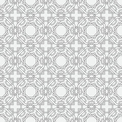 Vector seamless pattern. Modern stylish texture. Monochrome, linear abstract background.