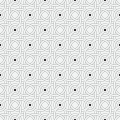 Vector seamless pattern. Modern stylish texture. Monochrome, linear abstract background.