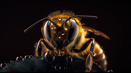 Bee, Generative AI, Illustration