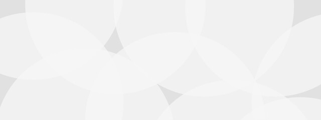 Abstract circles and squares white and gray color on gradient background