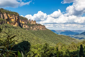 Cercles muraux Trois sœurs The Three Sisters of Sydney's Blue Mountains