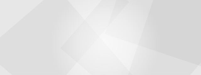 Abstract circles and squares white and gray color on gradient background