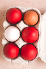 Madder dye, Endro, rhizome for egg coloring, viva magenta color, Easter, Georgia,