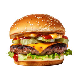Traditional American Burger