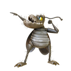 cockroach cartoon is the winner