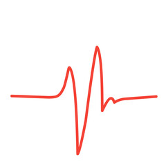 Art design health medical heartbeat pulse vector template