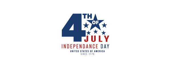 Happy 4th of July - Independence Day banner