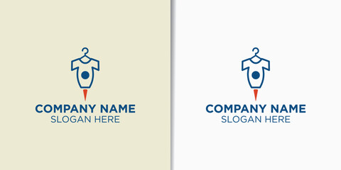 fast laundry logo design vector, washing logo design template