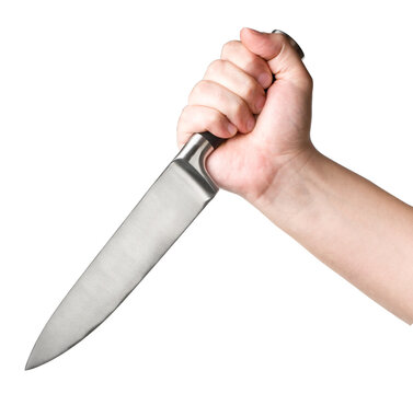  hand with a knife