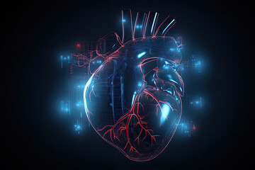 Science and Technology graphic of a heart