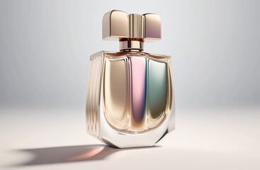 bottle of perfume made with generative ai
