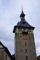 Der Obere Torturm der Stadt Marbach am Neckar 