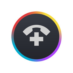 Fototapeta premium Call Ambulance - Pictogram (icon) 