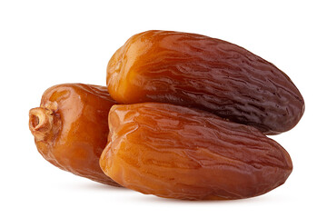 Three golden date fruit