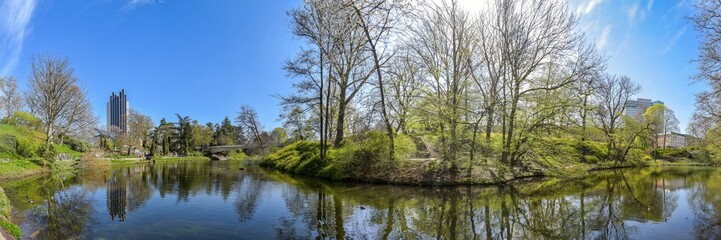 Panorama Park Planten un Blomen in Hamburg